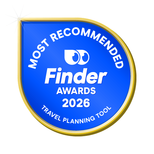 Most Recommended Travel Planning Tool badge