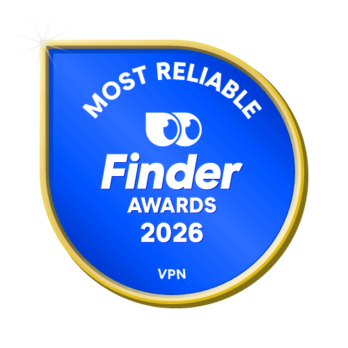 Most Reliable VPN badge