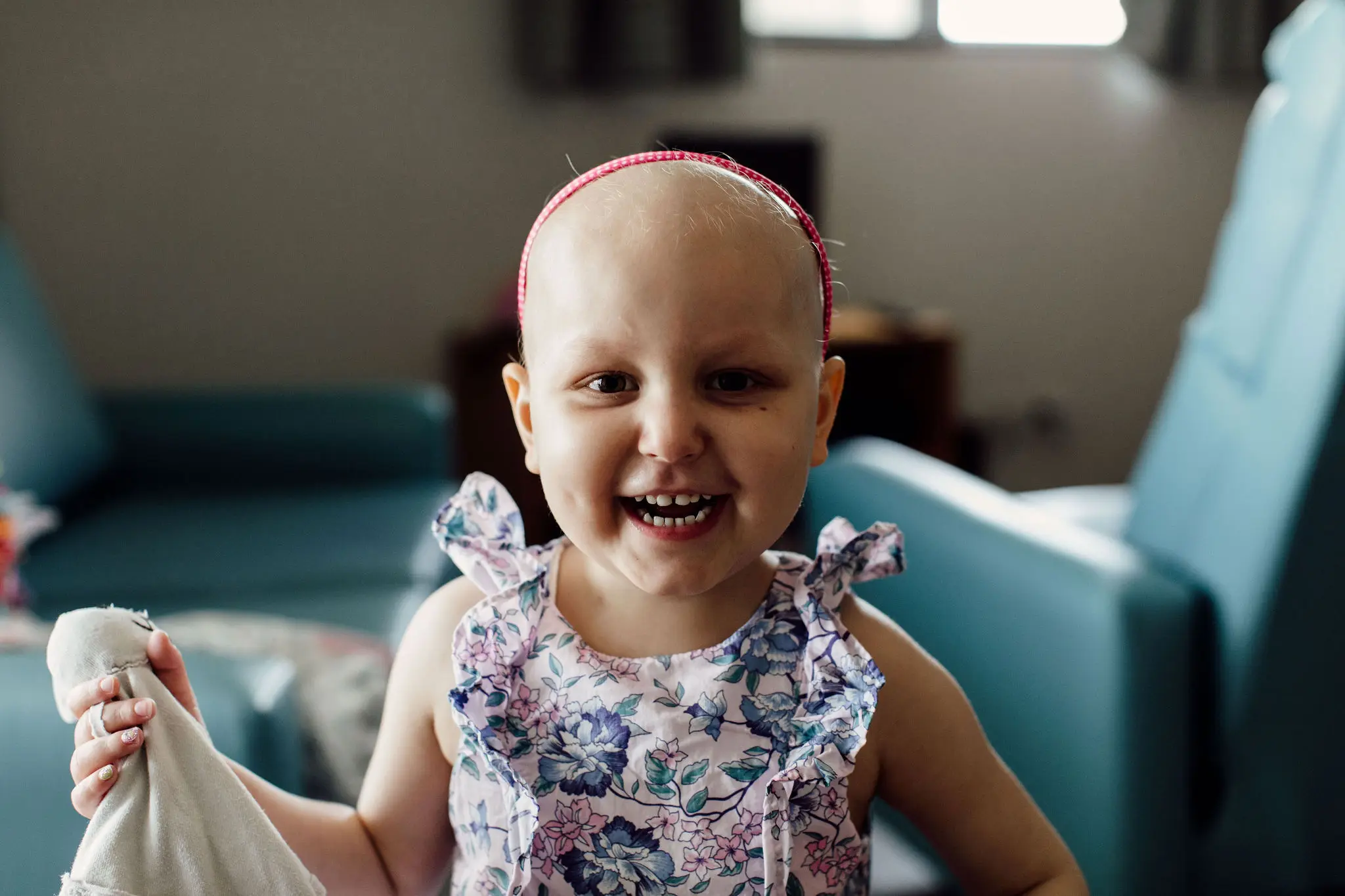 A smiling child