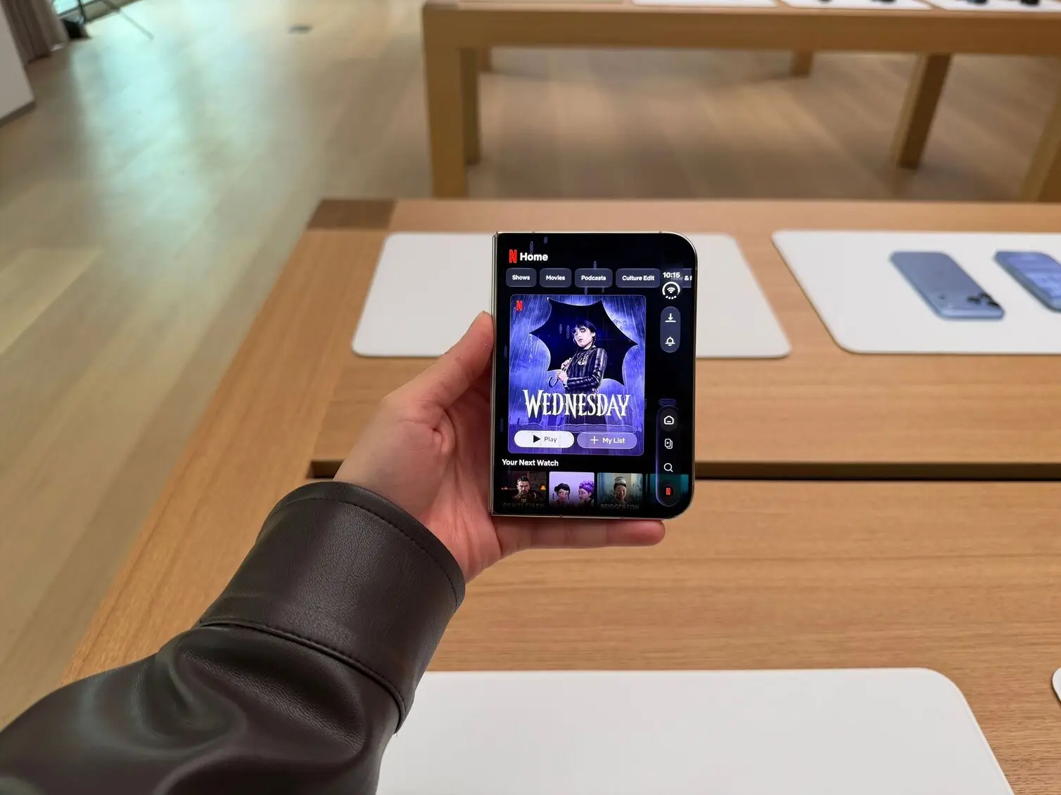 Image: Mariam Gabaji/Finder Holding the iPhone Duo