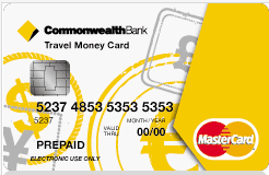 commbank travel money card atm fees