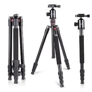 Neewer Portable Aluminum Alloy 2-in-1 Tripod and Monopod