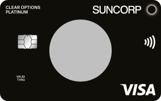 Suncorp Clear Options Platinum Credit Card