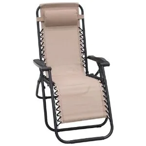 Zero Gravity Reclining Deck Camping Chair