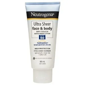 Neutrogena Ultra Sheer Face & Body Sunscreen Lotion SPF50
