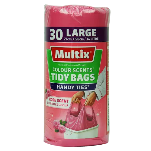 Multix Large 34L Colour Scents Handy Ties Tidy Bags