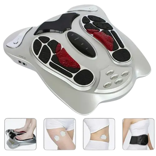 Electromagnetic Foot Massager with 8 Gel Pads