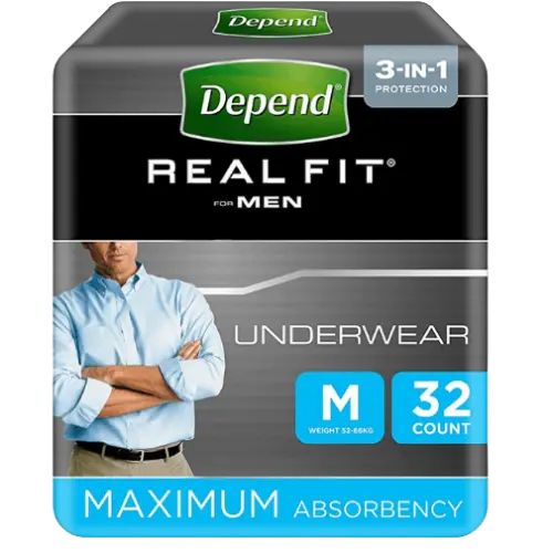 Depend Real Fit Underwear for Men