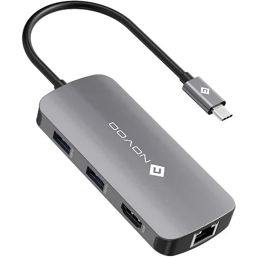 Novoo USB C Hub Multiport Adapter