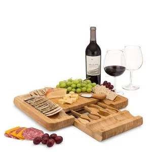 Cheeseboard with built-in knife set: $34.49