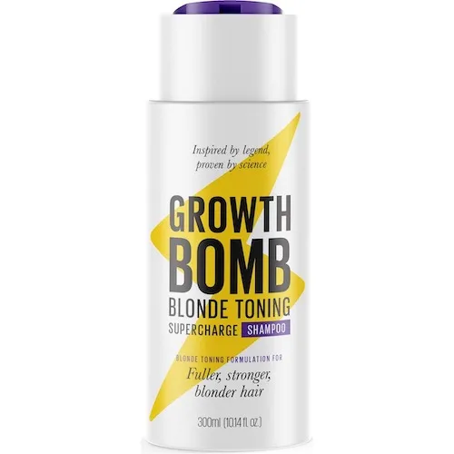 $4 OFF Growth Bomb Blonde Colour Enhancing Shampoo 300ml