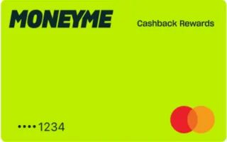 MONEYME Cashback Rewards Credit Card