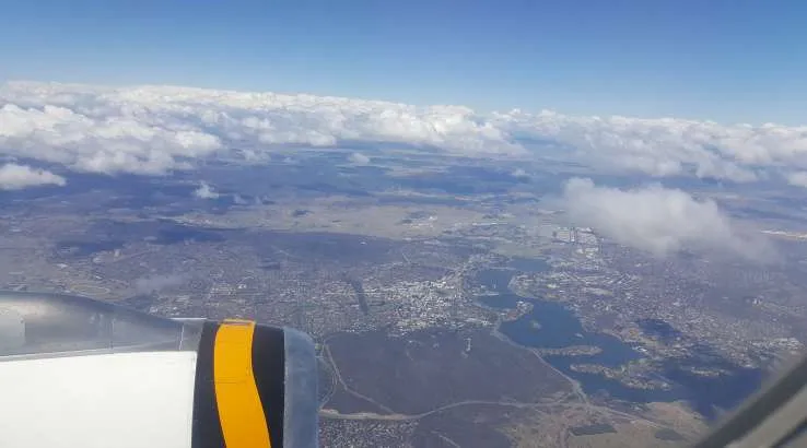 TigerairCanberraView738